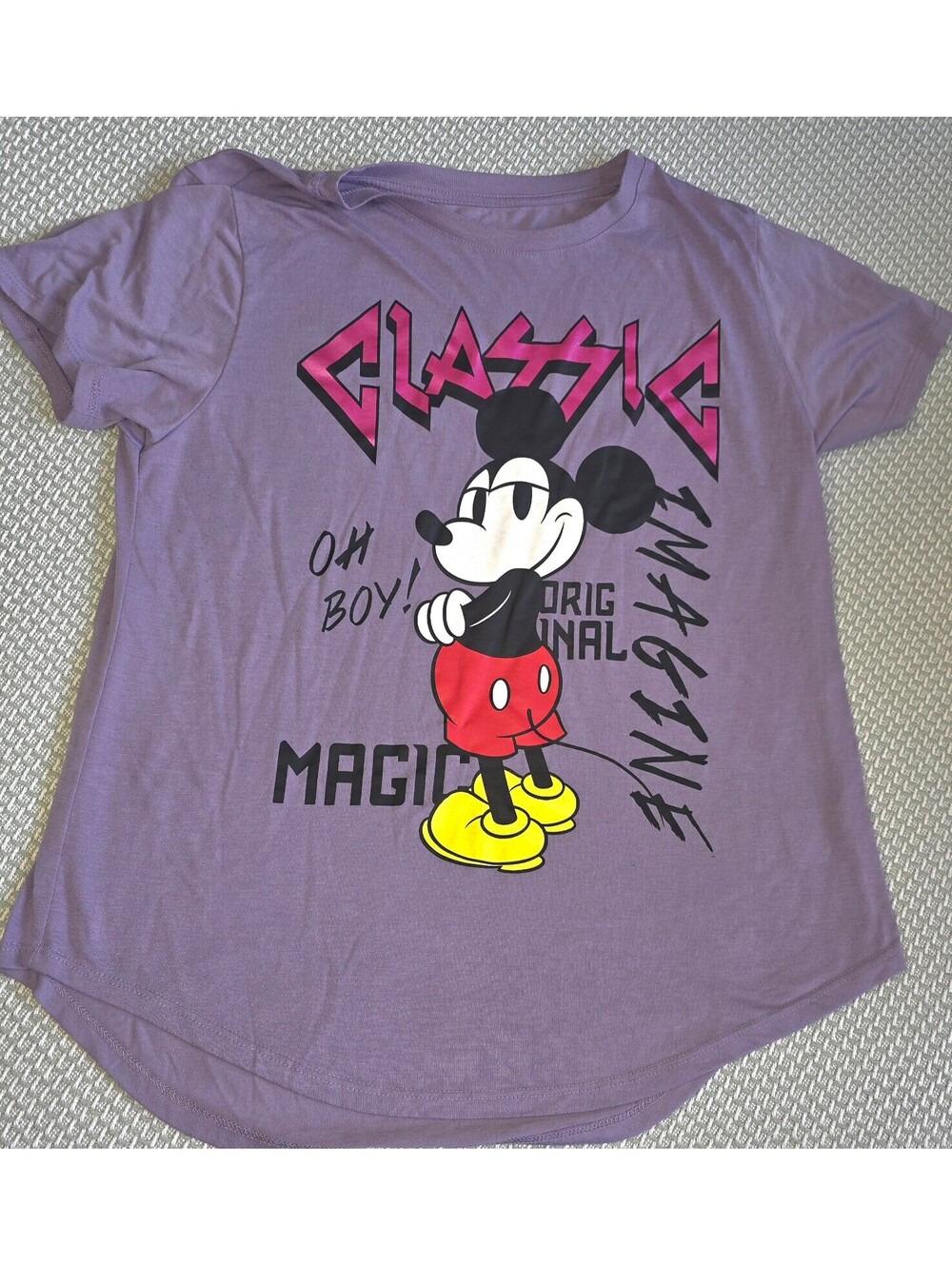 Women's light purple Disney Mickey Mouse T-shirt size XL
